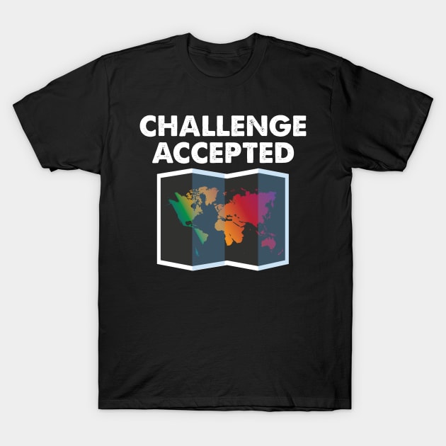 Road TripChallenge Accepted T-Shirt by Shiva121